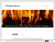 Tablet Screenshot of championstoves.com